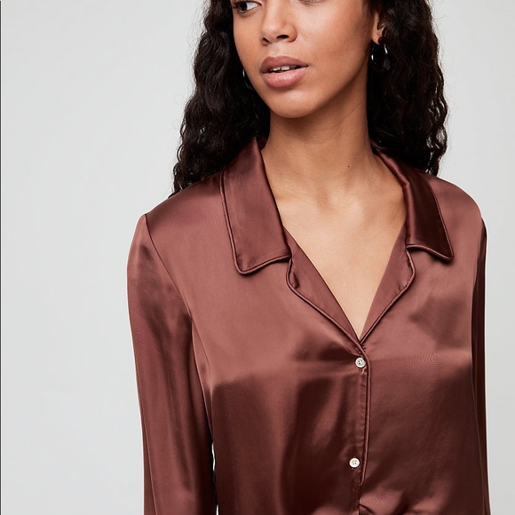 Wilfred Tie Front Blouse - Picture 7 of 12